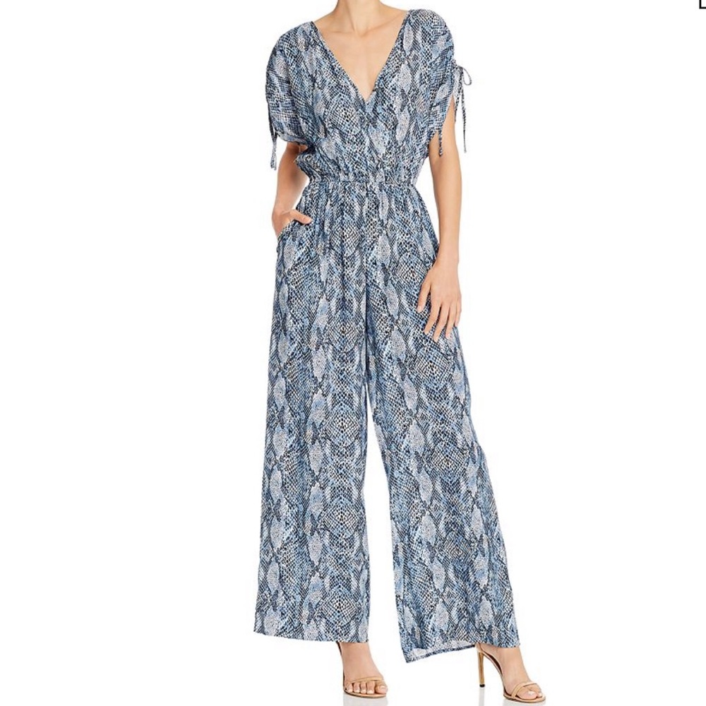 Band of Gypsies Morgan Snake Print Jumpsuit size S